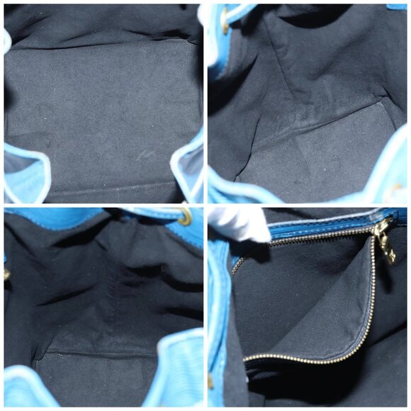 LOUIS VUITTON Epi Noe Shoulder Bag Toledo Blue LV Auth - Picture 16 of 16